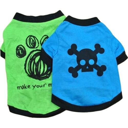 Cheap Dog Clothes Cute Dog Vest Shirt Pet Clothing for Dogs Costume Cotton Puppy Pet Clothes for Small Dogs Outfits Ropa Perro