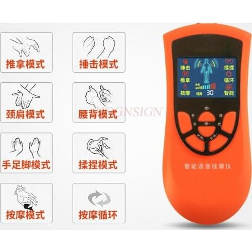 Electric Mini Digital Electronic Pulse Acupuncture Physiotherapy Massager Home Multi Function Dredge Meridian Massage Body Care