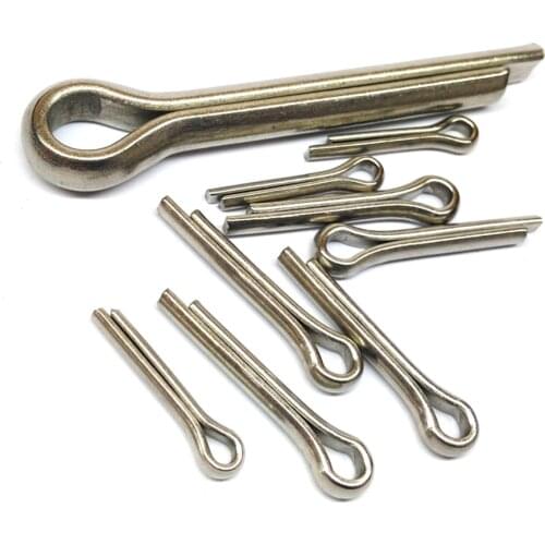 M3.2 M4 M5 M6 Stainless Steel Cotter Pins , SS304 M1-M16 Split Pin 8mm-200mm,C033