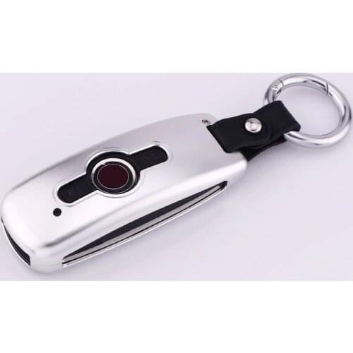 Durable Aluminium Alloy leather Motorcycle Key Case Cover For Honda GL1800 Gold Wing GoldWing CNC 2018 2019 2020 AutoAccessories