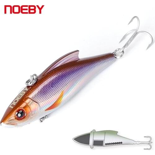 NOEBY 9cm 32g Vibration Hard Fishing Lures Sinking VIB Artificial Baits Ratlin for Fishing Goods NBL9141