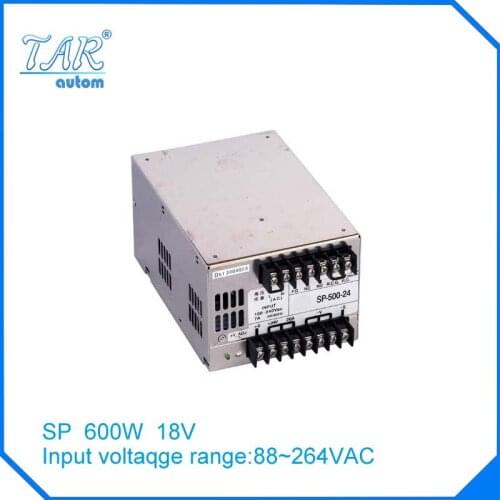 New arrival high quality 18V 40A 600W Switching Power Supply Driver for LED Strip AC 100-240V Input to DC 18V free shipping