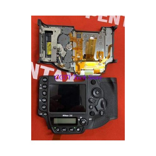 New complete back cover assy with LCD screen and buttons repair parts for Nikon D5 SLR (QXD edition)
