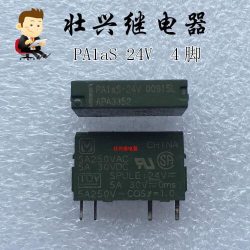 PA1aS-24V Relay APA3312 APA3352 4PIN 5A