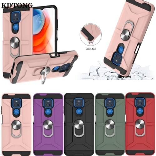 Shockproof Phone Case for Motorola Moto G 5G G10 G9 Play Shell 2021 Newest Magnetic Car Ring Bracket Heavy Duty Protection Cover