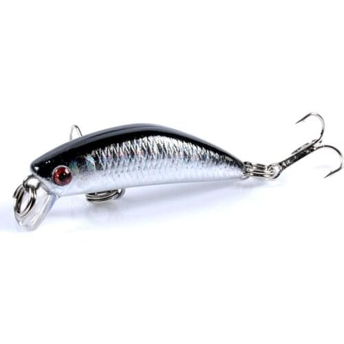 1pcs Minnow Fishing Lure Wobblers Crankbaits Hard Artificial Bait 3D Eyes 4.5cm 2.8g Floating Plastic Baits Fish Pesca
