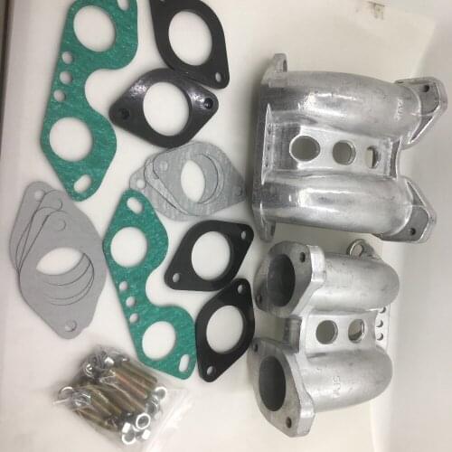 SherryBerg FAJS DUAL INTAKE MANIFOLDS KIT FOR PORSCHE 914 WEBER IDF DELLORTO DRLA EMPI NEW carburetor/carb manifold