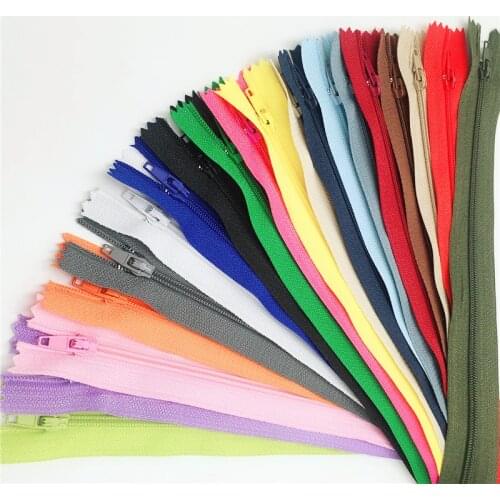 Suoja 10pcs 3# Closed Nylon Coil Zippers Tailor Sewing Craft (14 Inch) 35 CM (Color U PICK)
