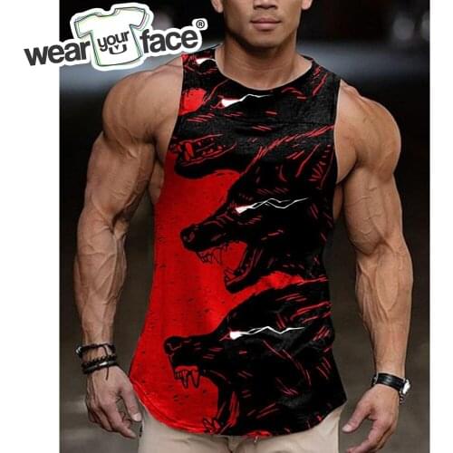 Мужские майки для бодибилдинга Wearyourface China At AliExpress