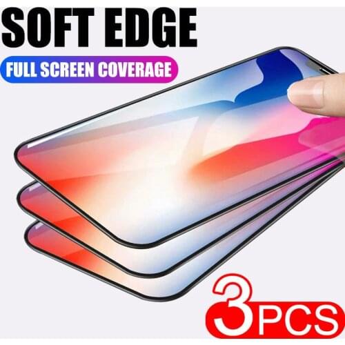 3PCS New Full Cover Ceramic Screen Protector Film For iPhone 7 8 6s Plus SE Soft Film For iPhone 11 12 Pro X XR XS Max Not Glass