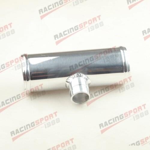 2.5" 63mm OD Aluminum Turbo Charge T Pipe For BOV008 / BOV010 Blow Off Valve