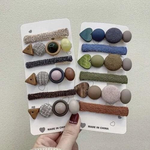 2pcs/set Korean Style Fashion Handmade New Design Sweet Girl Cute Hairpin Head Jewelry Women Hot Sale Beauty Dress Up Hairclips