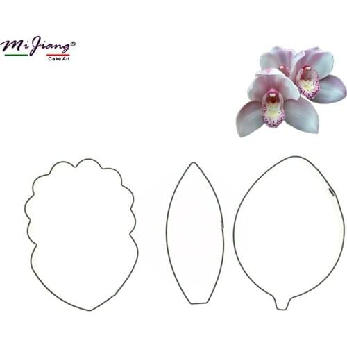 3pcs/set Stainless Steel Butterfly Orchid Fondant Decoration Cookie Cutter Cake Decorating Tools Kitchen Accessories SA345