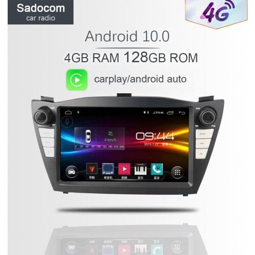 Carplay 8" DSP 2 din Android 10.0 Car DVD player autoradio 64GB ROM car radio For Hyundai Tucson IX35 2010 - 2012 2013 2014 2015