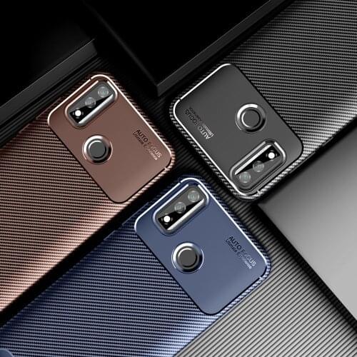 Y8S Business Carbon Huawei Y8S Case for Huawei Y8S Cover Silicone TPU Soft Back Funda for Huawei Y8 S Capa Bumper