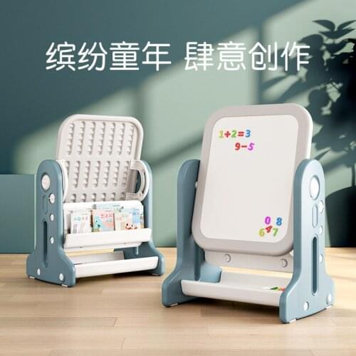 Childrens drawing board Small magnetic blackboard for childrens home use Erasable bracket type graffiti board Baby writing