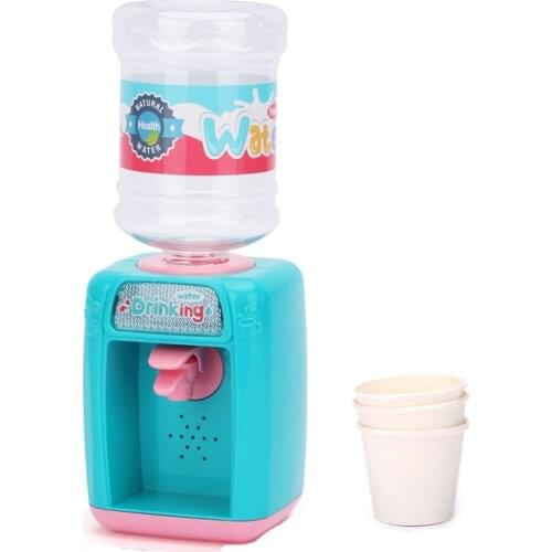 Kitchen Toys Play House Toys Childrens Simulation Mini Fun Lights Pressing Water Dispenser Little Yellow Duck Childrens Toys