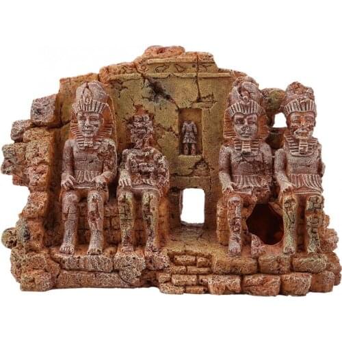 Resin Simulated Landscaped Rockery Aquarium Fish Tank Ornament Terrarium Decorative Craft Aquarium Artificial Waterweed Decor