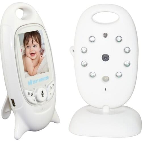 VB601 Wireless Video Baby Monitor 2.0 inch Color Security Camera 2 Way Talk NightVision IR LED Temperature Monitoring music
