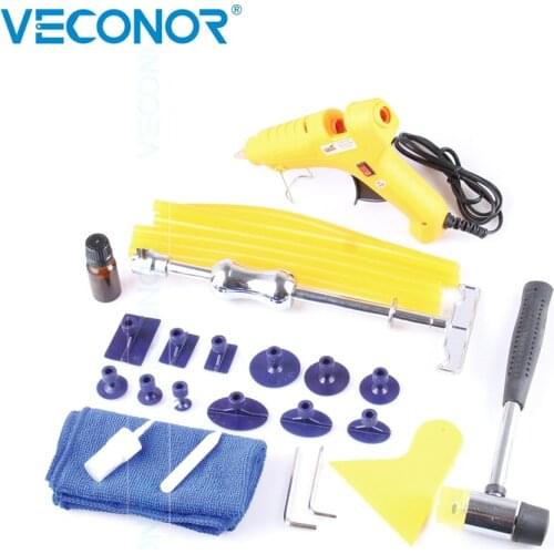 Panel Dent Repair Tool Kit Auto Puller PDR Tool With 12PCS Glue Tabs
