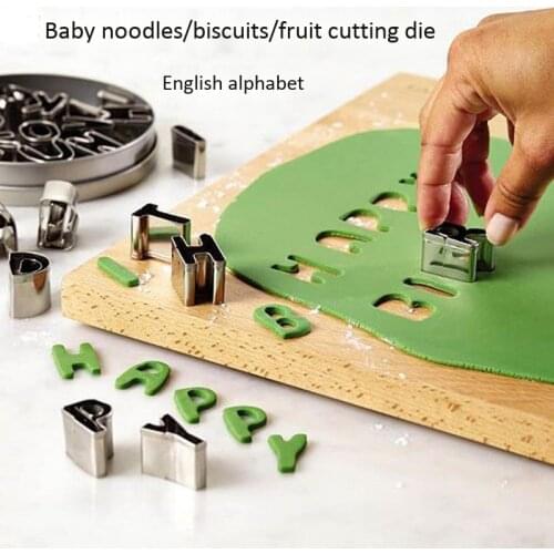 Number Letter Cookie Cutter Set 26pcs Alphabet/10pcs Number Cookies Tools - Fondant/Pastry/Bread/Sandwich/Biscuit Cutter