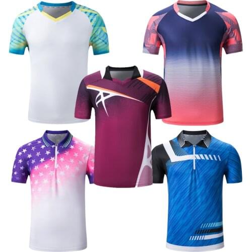 New Badminton T-Shirt men/Women,Tennis Shirts for men, Table Tennis shirt women,Customize team Running Shirt,tennis t-shirt