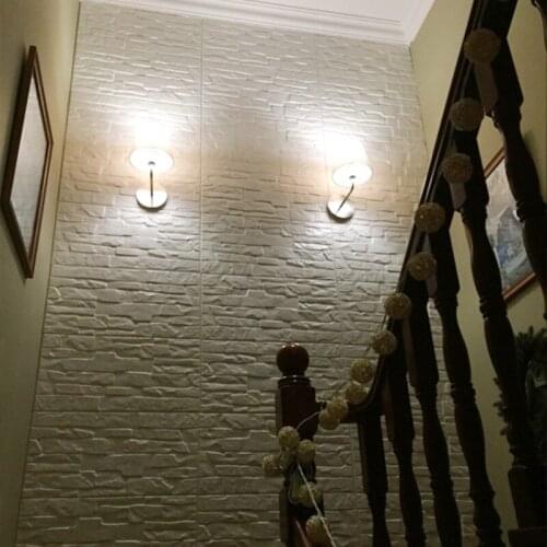 2018 New 3d wall sticker Self-adhesive waterproof Childrens room Collision avoidance Sound insulation background wallpaper