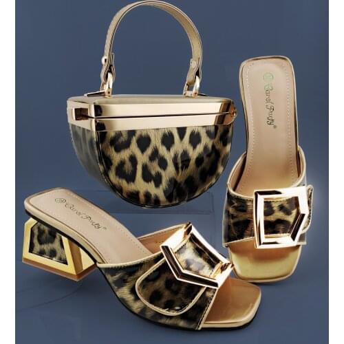 2020 Lastest Italian Design Fashion Crystal Style Party Women Shoes and Bag Set Decorated With Rhinestone in Purple for Party