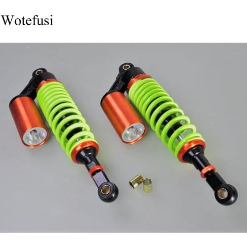 Wotefusi Top One Pair 13" 330mm Black A Pair Air Shocks Absorber For Yamaha Honda Motorcycle [PA153]