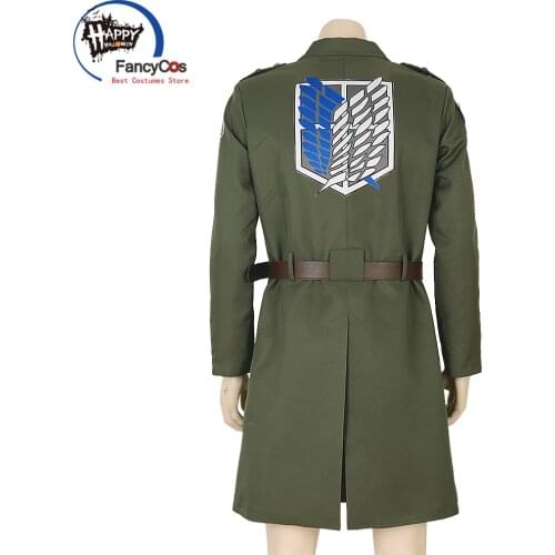 Anime Attack on Titan Final Season Jacket Survey Corps Jacket Shingeki no Kyojin Jacket Eren Jaeger Cosplay Costume Japanese