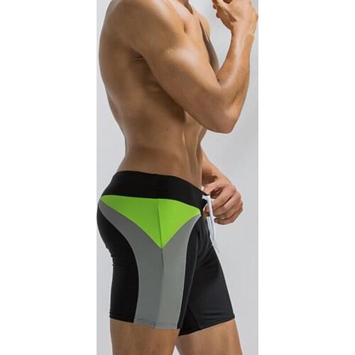 Swimming Trunks Beach Surfing Water Sports Cool Gay Mens Swimming Shorts Swimwear Men Stitching Color Fitting Diving Fashion