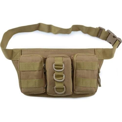 Outdoor Utility Waist Pack Tactical Pouch Military Hip Waist Belt Bag Small Pocket Running Pouch for Hunting Travel Camping