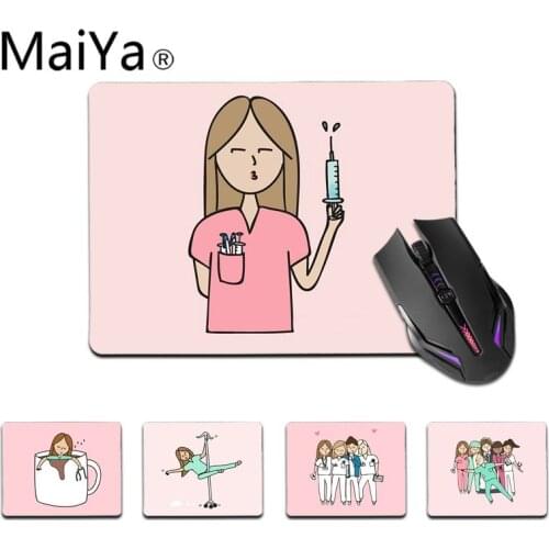Maiya Doctor Nurse Medical Medicine Health Rubber Mouse Durable Desktop Mousepad Top Selling Wholesale Gaming Pad mouse