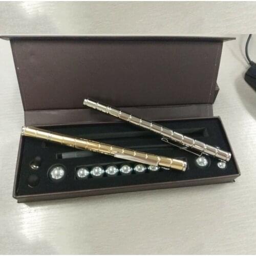 Creative Fun Fountain Pen Pressure Relief Pen Metal Magnetic Magnet Water-based Pen Gift Box Gift Multi-function Magnetic Pen