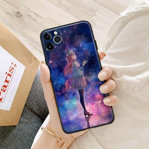 Silece Suzuka Uma Musume Soft silicone for iPhone Se 6 6s 7 8 Plus X XR XS 11 12 Mini Pro Max glass TPU phone case cover shell