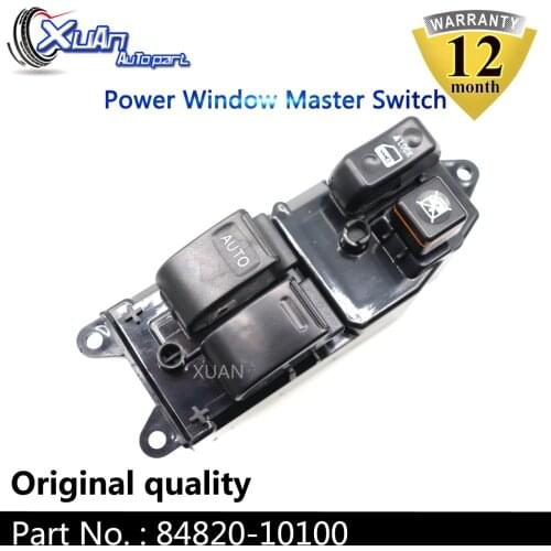 XUAN Power Window Lifter Master Control Switch 84820-10100 For Toyota Land Cruiser YARIS STARLET PASEO HILUX HIACE ECHO