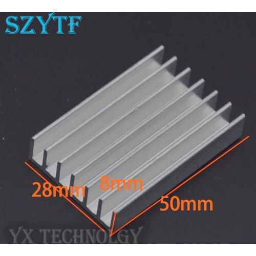 SZYTF 20pcs Quality heatsink module cooling heat sink block 50*28*8MM
