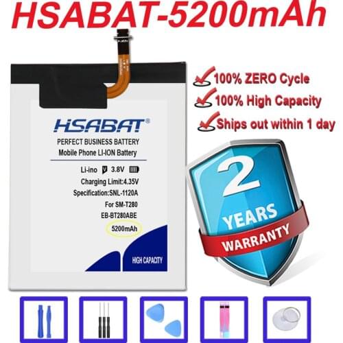 Top Brand 100% New 5200mAh EB-BT280ABE Battery for Samsung Galaxy Tab A 7.0 SM-T280 T280 T285 in stock