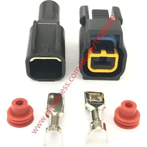 5 Sets 1 Pin QLW-A-1M QLW-A-1F Waterproof Automotive Connector Female Male 7222-2418-30