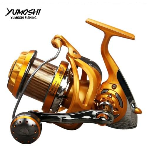 Yumoshi wheel New Dual BrakeFishing Reel Carp Fishing reels Spinning Reel Spinning wheel type boat fishing wheel WF