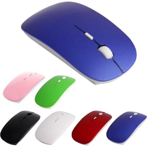 2.4GHz Wireless Ultra Thin Optical Scroll Mouse/Mice +USB Receiver For PC Laptop