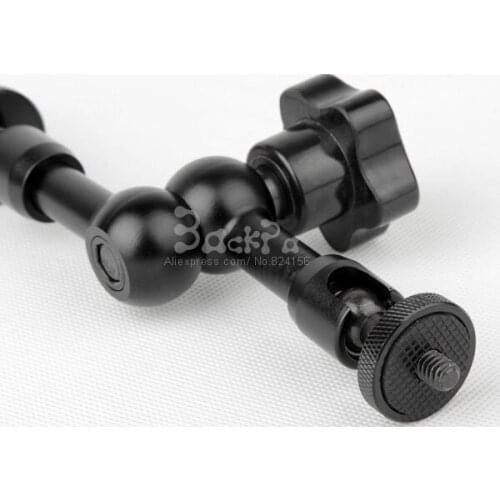 20PCS 7Inch Metal Magic Arm Flexible Fits for DSLR Rig Camera Camcoder LCD Monitor Flash Light Mount