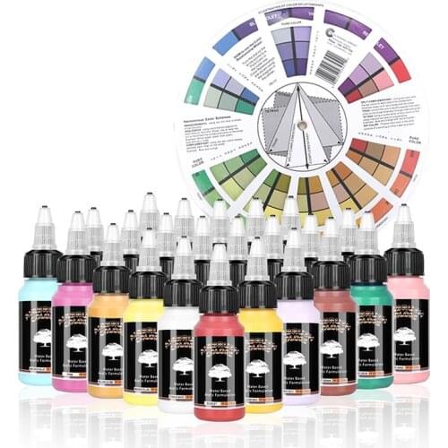 1x30ML/Bottle Airbrush Acrylic Painting Paints Mainly Used For Car Decoration, Leather Make Up Nail Art Model for Your Choice