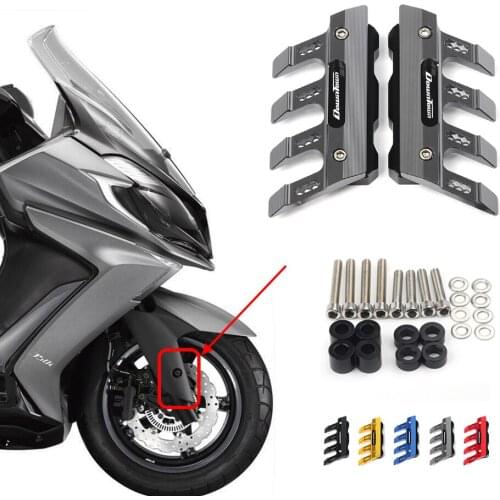 For KYMCO DOWNTOWN 350i 300i 200i 200 300 500 Motorcycle CNC Accessories Mudguard Side Protection Front Fender Anti-Fall Slider