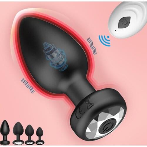 Anal Vibrator for Man Wireless Remote Control Silicone Butt Plug for Gay Plug Sex Toy for Woman Adult Products Prostate Massager