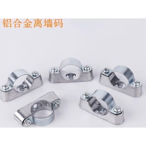 Free shipping pipe clamp 10pcs/lot with screw From the wall yards away from the wall of the card saddle card, galvanized by the