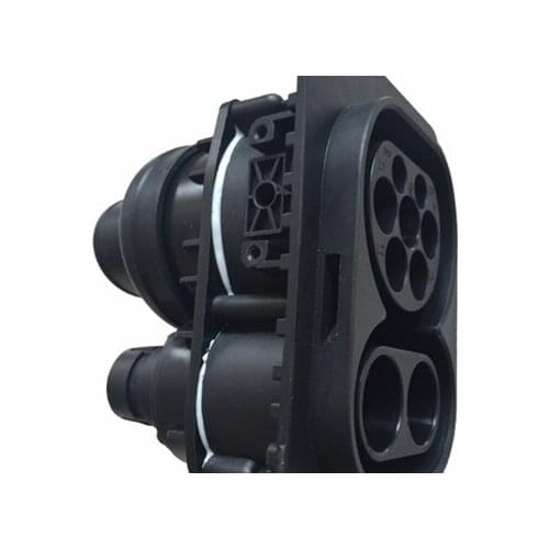 EU Market DC & AC Electric Vehicle Side Combo CCS2 EV Charging Inlet Socket