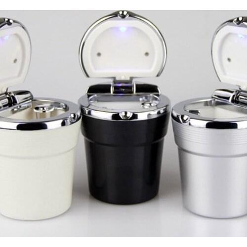 BY-053 New Fashion Driving Car Ashtray Metal Cigarette Smoking Cup Ashtray Ash Holder Car Utility Tools For Car