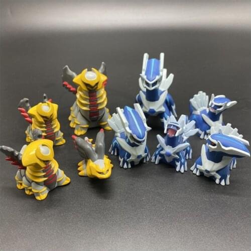 Pokemon Genuine Action Figure Pokemon Kid Beast Giratina Dialga Hollow Decoration Static Model Doll Interactive Toy Gift