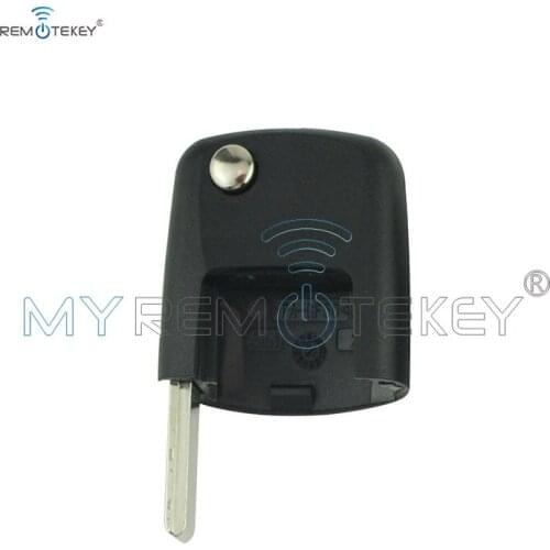 Remtekey 753DJ 753N Remote key blade HU66 for VW Volkswagon Beetle Jetta Golf Passat Bora 2000 flip head key